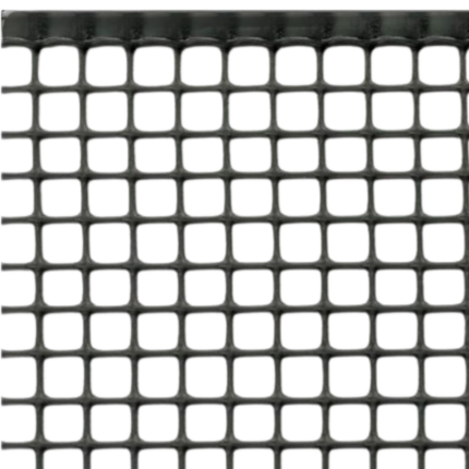ROLLO MALLA CUADRADA REFORZADA NEGRO