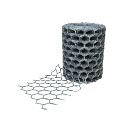 MINI ROLLO MALLA METÁLICA TRIPLE TORSIÓN GALVANICADO